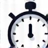 Clock icon representing flexibility and time-saving.